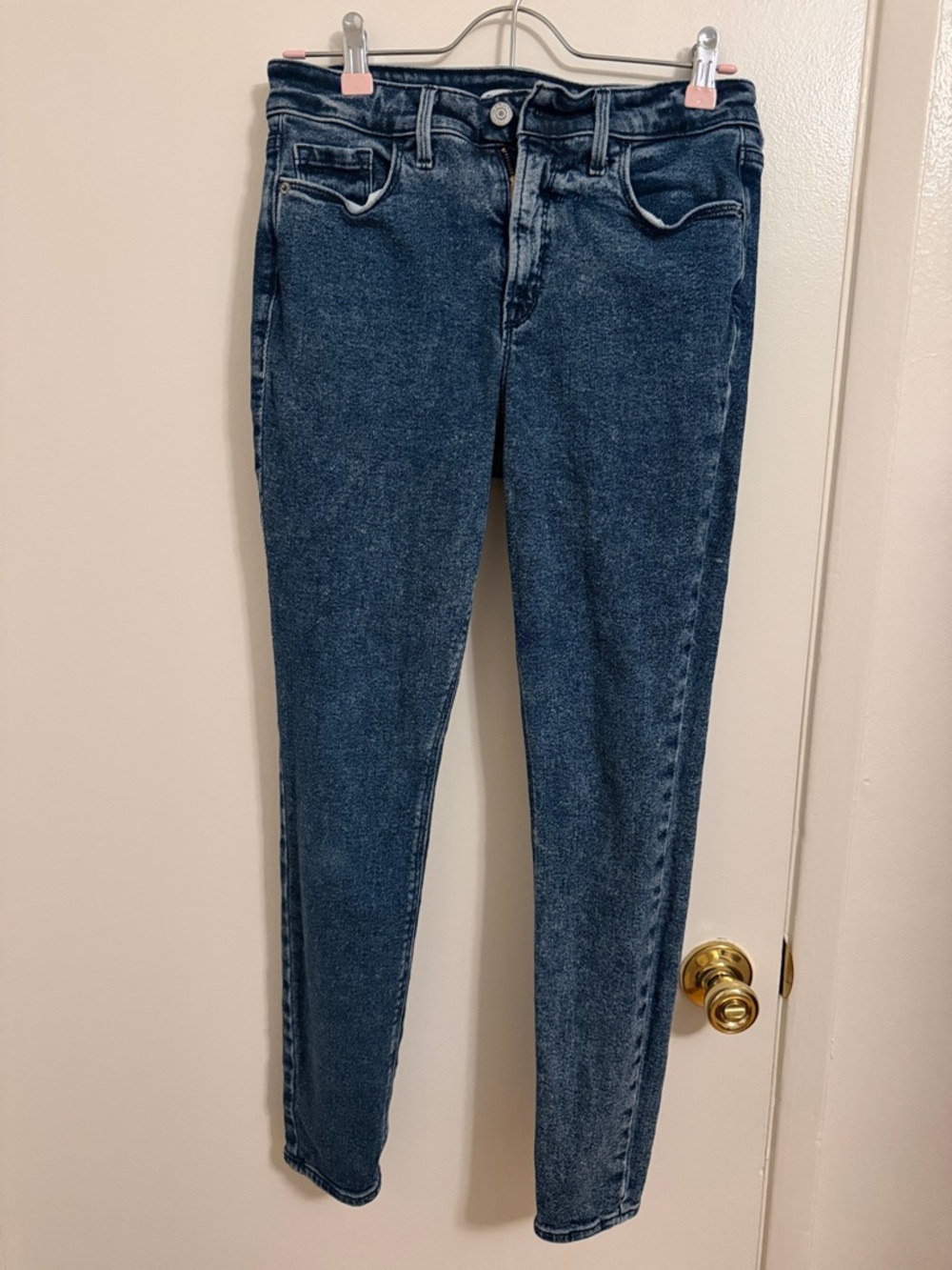 Old Navy Women's Skinny Jeans in Dark Blue Wash